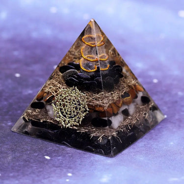 Black Obsidian Orgone Pyramid-Your Soul Place